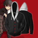 Persona 5 Akira Kurusu Cosplay Zip Up Hoodie