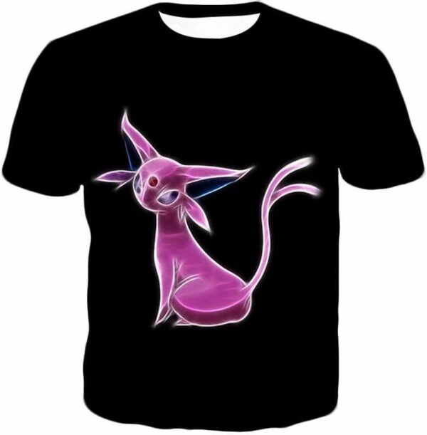 Pokemon Cool Eevee Psychic Evolution Epseon Black Hoodie  - Pokemon Hoodie - T-Shirt