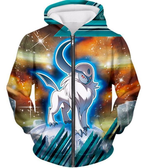 Pokemon Disaster Pokemon Absol Zip Up Hoodie