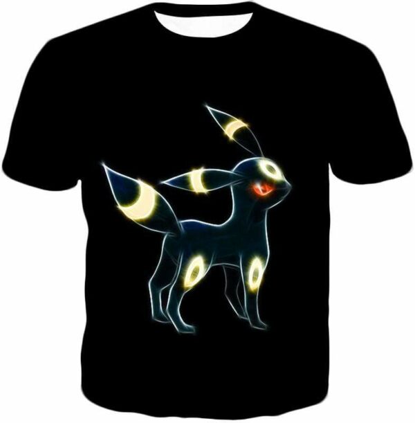 Pokemon Eevee Dark Pokemon Evolution Cool Umbreon Black Hoodie  - Pokemon Hoodie - T-Shirt