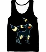 Pokemon Eevee Dark Pokemon Evolution Cool Umbreon Black Hoodie  - Pokemon Hoodie - Tank Top