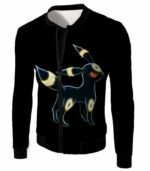 Pokemon Eevee Dark Pokemon Evolution Cool Umbreon Black Hoodie  - Pokemon Hoodie - Jacket