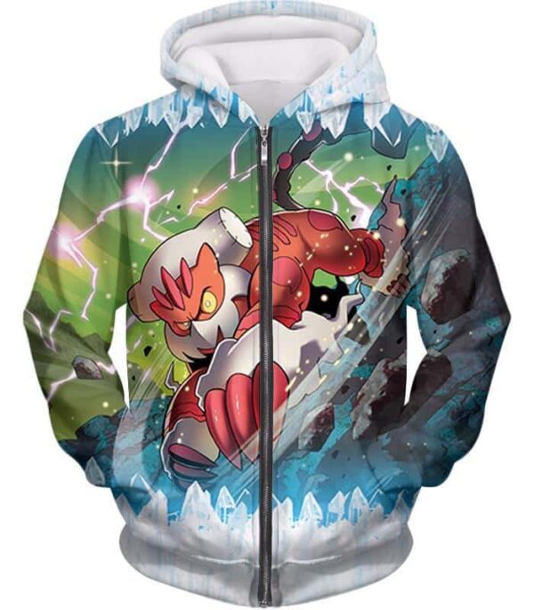 Pokemon Force Of Nature Landorus Therian Forme Hoodie - Zip Up Hoodie