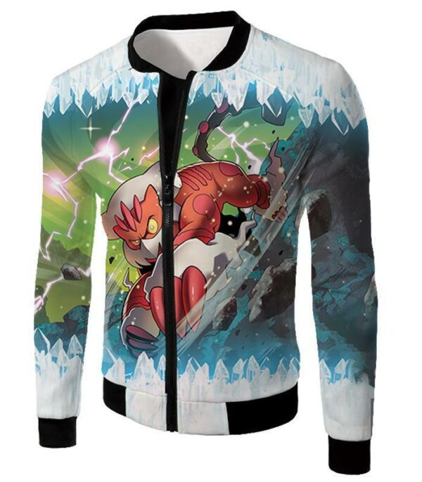 Pokemon Force Of Nature Landorus Therian Forme Zip Up Hoodie - Jacket