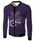 Pokemon Ghost Pokemon Trio Ghastly Hunter And Gengar Cool Anime Hoodie  - Pokemon Hoodie - Jacket