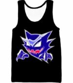 Pokemon Ghost Type Pokemon Haunter Anime Black Hoodie  - Pokemon Hoodie - Tank Top