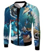 Pokemon Hoodie - Pokemon All Powerful Water Type Pokemons Cool Hoodie - Jacket