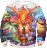 Pokemon Hoodie - Pokemon Ash Ketchum All Cool First Generation Hoodie - Sweatshirt