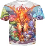 Pokemon Hoodie - Pokemon Ash Ketchum All Cool First Generation Hoodie - T-Shirt