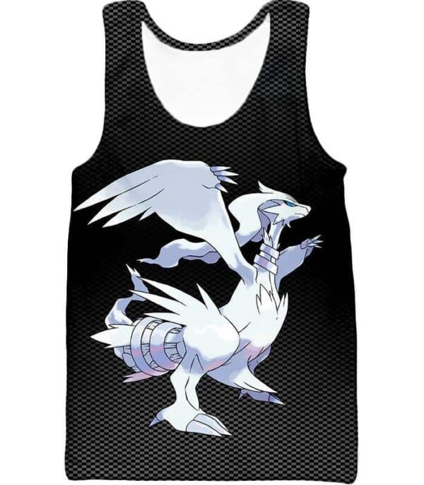 Pokemon Hoodie - Pokemon Black And White Legendary Pokemon Reshiram Cool Black Hoodie - Tank Top