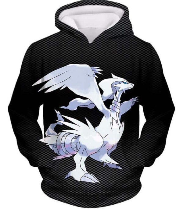 Pokemon Hoodie - Pokemon Black And White Legendary Pokemon Reshiram Cool Black Hoodie