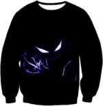 Pokemon Hoodie - Pokemon Cool Ghost Type Pokemon Haunter Black Hoodie - Sweatshirt