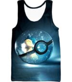 Pokemon Hoodie - Pokemon Cute Fire Pokemon Cyndaquil Pokeball Cool Black Hoodie - Tank Top