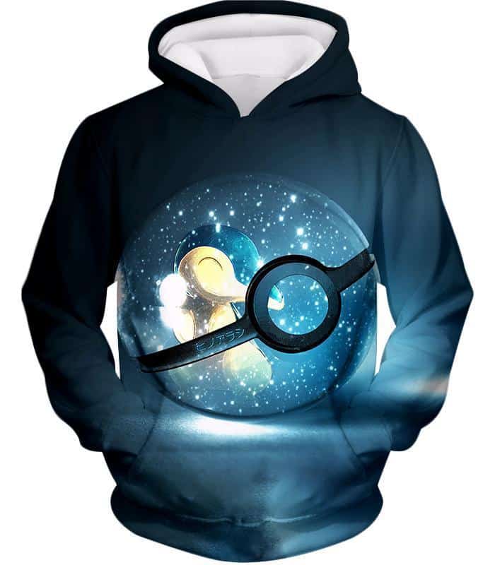 Pokemon Hoodie - Pokemon Cute Fire Pokemon Cyndaquil Pokeball Cool Black Hoodie - Hoodie