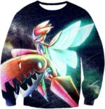 Pokemon Hoodie -  Pokemon Evolution Mega Scizors Cool Black Hoodie - Sweatshirt