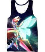 Pokemon Hoodie -  Pokemon Evolution Mega Scizors Cool Black Hoodie - Tank Top