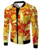 Pokemon Hoodie - Pokemon Fire Type Pokemons Hoodie - Jacket