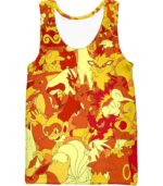 Pokemon Hoodie - Pokemon Fire Type Pokemons Hoodie - Tank Top