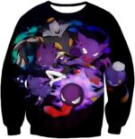 Pokemon Hoodie - Pokemon Ghost Type Anime Hoodie - Sweatshirt