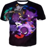 Pokemon Hoodie - Pokemon Ghost Type Anime Hoodie - T-Shirt