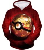 Pokemon Hoodie - Pokemon Grass Pokemon Bulbasaur Pokeball Cool Red Hoodie - Hoodie