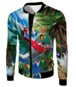 Pokemon Hoodie - Pokemon Hawlucha Cool Graphic Hoodie - Jacket