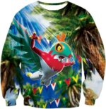 Pokemon Hoodie - Pokemon Hawlucha Cool Graphic Hoodie - Sweatshirt