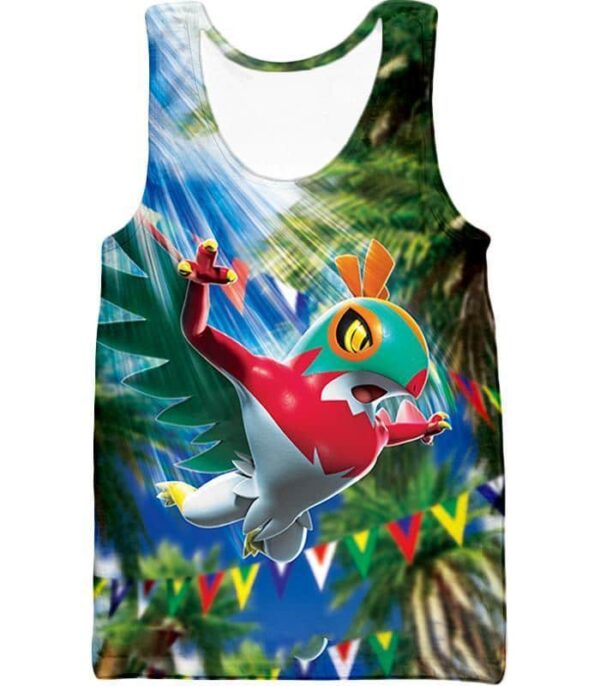 Pokemon Hoodie - Pokemon Hawlucha Cool Graphic Hoodie - Tank Top