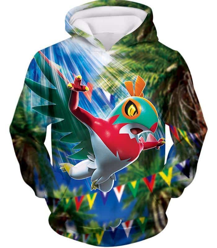 Pokemon Hoodie - Pokemon Hawlucha Cool Graphic Hoodie