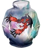 Pokemon Hoodie - Pokemon Legendary Dark Flying Pokemon Yveltal Hoodie - Hoodie