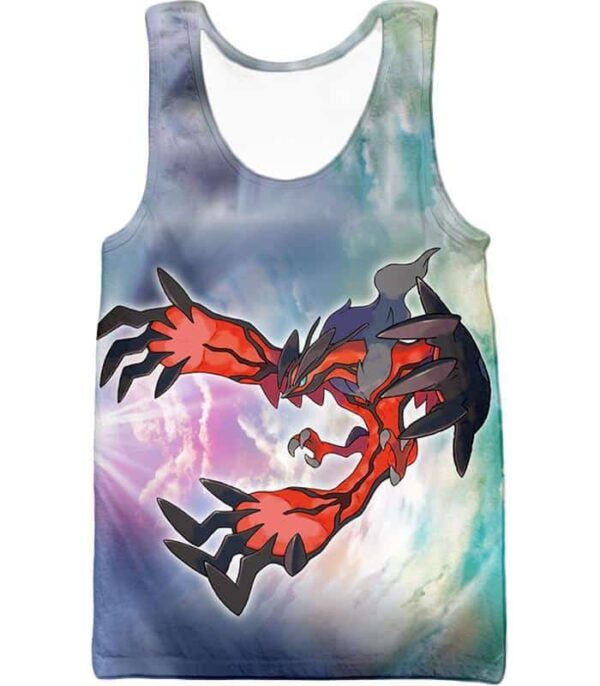 Pokemon Hoodie - Pokemon Legendary Dark Flying Pokemon Yveltal Hoodie - Tank Top