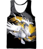 Pokemon Hoodie - Pokemon Legendary Pokemon Reshiram Black And White Series Cool Black Hoodie - Tank Top