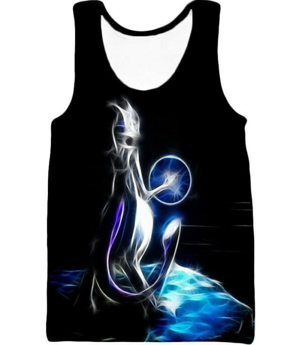 Pokemon Hoodie - Pokemon Mewto The Legendary Psychic Pokemon Cool Black Hoodie - Tank Top