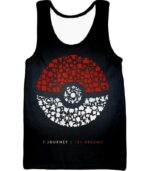 Pokemon Hoodie - Pokemon Pokeball One Journey Pokemon Promo Black Hoodie - Tank Top