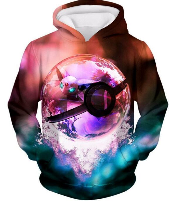 Pokemon Hoodie - Pokemon Super Cute Legendary Psychic Pokemon Mew Hoodie