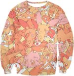 Pokemon Hoodie - Pokemon Super Cute Thunder Type Pokemons Cool Hoodie - Sweatshirt