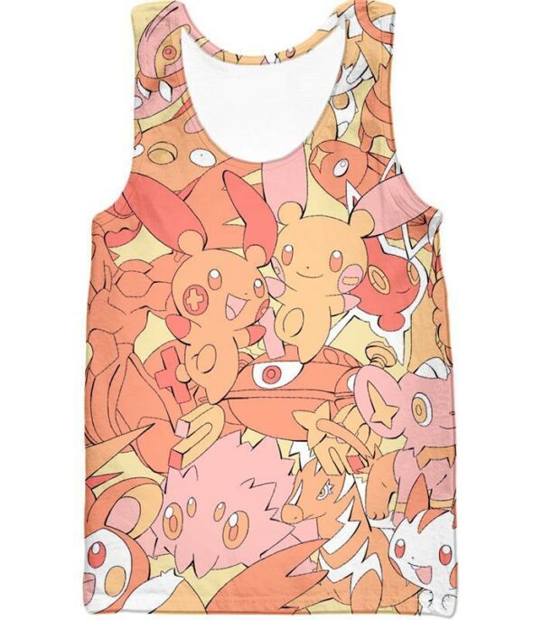 Pokemon Hoodie - Pokemon Super Cute Thunder Type Pokemons Cool Hoodie - Tank Top