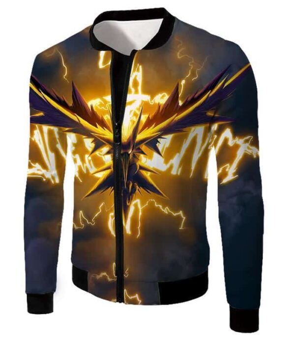 Pokemon Hoodie -  Pokemon Zapdos Graphic Hoodie - Jacket