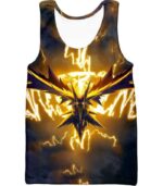 Pokemon Hoodie -  Pokemon Zapdos Graphic Hoodie - Tank Top