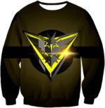 Pokemon Hoodie - Pokemon Zapdos The Legendary Thunder Pokemon Cool Logo Hoodie - Sweatshirt