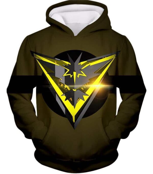 Pokemon Hoodie - Pokemon Zapdos The Legendary Thunder Pokemon Cool Logo Hoodie