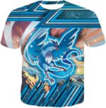 Pokemon Ice Flying Mystic Pokemon Articuno Zip Up Hoodie - T-Shirt