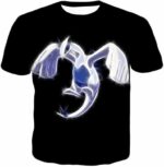 Pokemon Legendary Flying Psychic Pokemon Lugia Cool Black Hoodie  - Pokemon Hoodie - T-Shirt