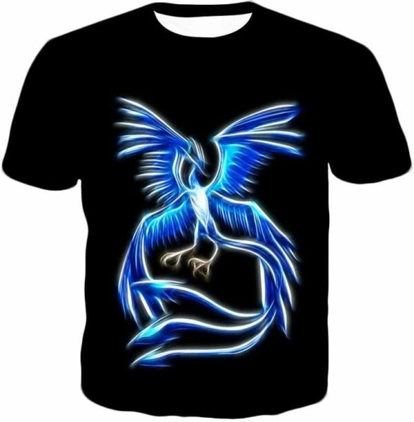 Pokemon Legendary Mysitic Pokemon Articuno FR Cool Black Hoodie  - Pokemon Hoodie - T-Shirt