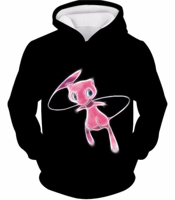 Pokemon Legendary Psychic Pokemon Mew Black Hoodie  - Pokemon Hoodie