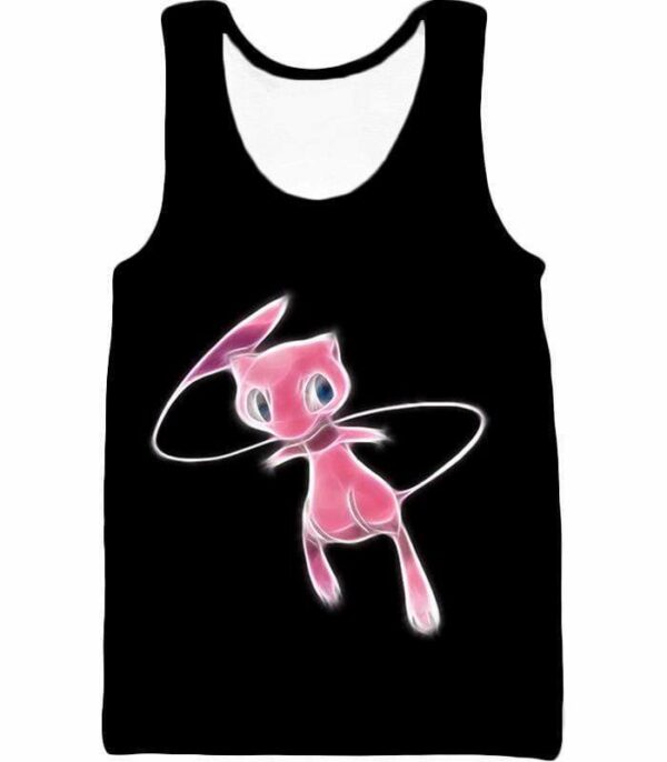 Pokemon Legendary Psychic Pokemon Mew Black Hoodie  - Pokemon Hoodie - Tank Top