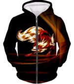 Pokemon Pokemon Fanart Lycanroc Dusk Cool Black Hoodie  - Pokemon Hoodie - Zip Up Hoodie