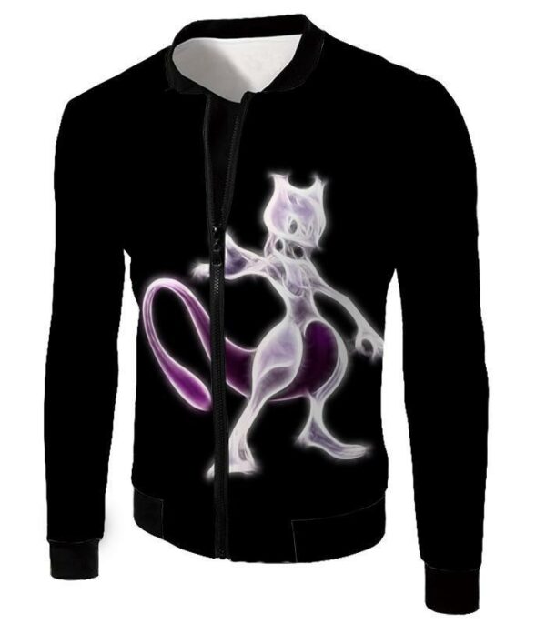 Pokemon Super Cute Thunder Pokemon Pikachu HD Black Hoodie - Jacket