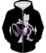 Pokemon Super Cute Thunder Pokemon Pikachu HD Black Hoodie - Zip Up Hoodie