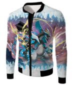 Pokemon Super Dragon Type Generation V Pokemon Black Kyurem Hoodie - Jacket